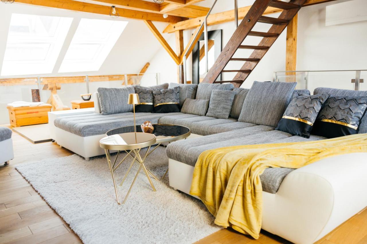 Heimatel - Luxury Penthouse Loft Daire Ravensburg Dış mekan fotoğraf