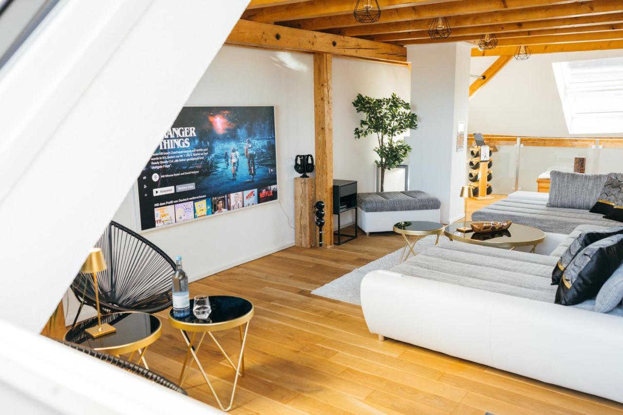 Heimatel - Luxury Penthouse Loft Daire Ravensburg Dış mekan fotoğraf