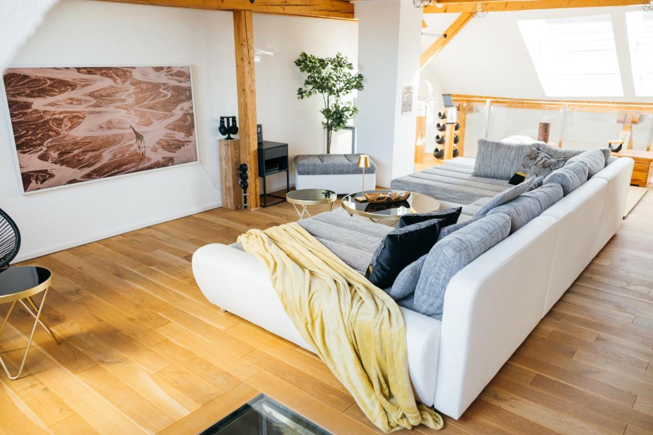 Heimatel - Luxury Penthouse Loft Daire Ravensburg Dış mekan fotoğraf