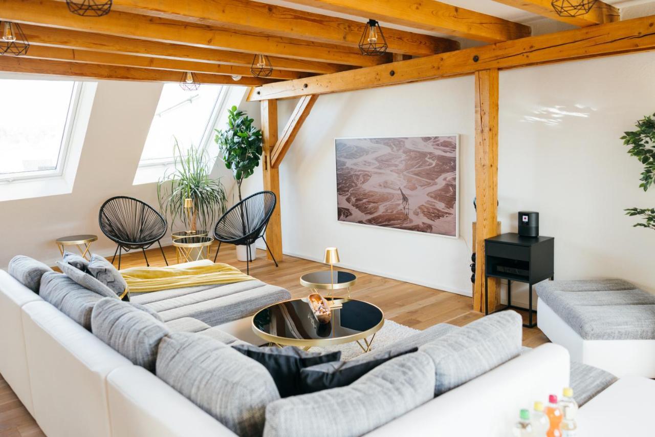 Heimatel - Luxury Penthouse Loft Daire Ravensburg Dış mekan fotoğraf